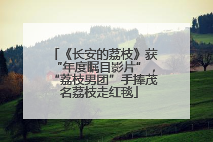 《长安的荔枝》获“年度瞩目影片”，“荔枝男团”手捧茂名荔枝走红毯