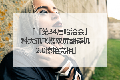 「第34届哈洽会」科大讯飞携双屏翻译机2.0惊艳亮相