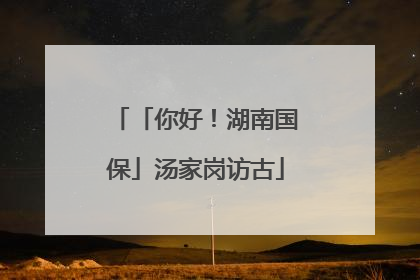 「你好！湖南国保」汤家岗访古