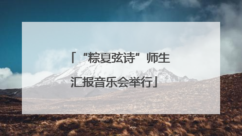 “粽夏弦诗”师生汇报音乐会举行