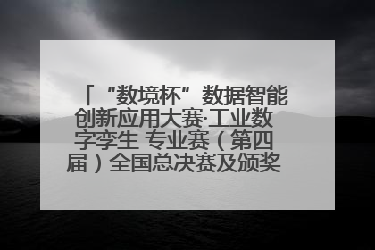 “数境杯”数据智能创新应用大赛·工业数字孪生 专业赛（第四届）全国总决赛及颁奖典礼成功举办