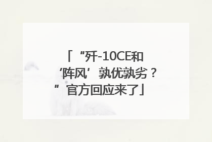 “歼-10CE和‘阵风’孰优孰劣？”官方回应来了