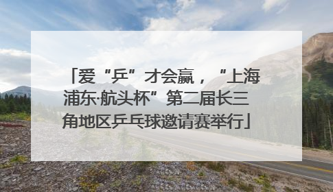 爱“乒”才会赢，“上海浦东·航头杯”第二届长三角地区乒乓球邀请赛举行