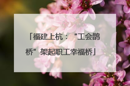 福建上杭：“工会鹊桥”架起职工幸福桥