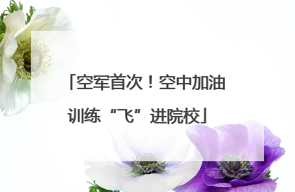 空军首次！空中加油训练“飞”进院校