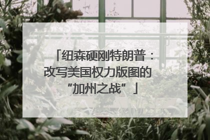 纽森硬刚特朗普：改写美国权力版图的 “加州之战”