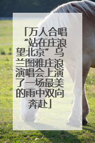万人合唱“站在庄浪望北京”乌兰图雅庄浪演唱会上演了一场最美的雨中双向奔赴