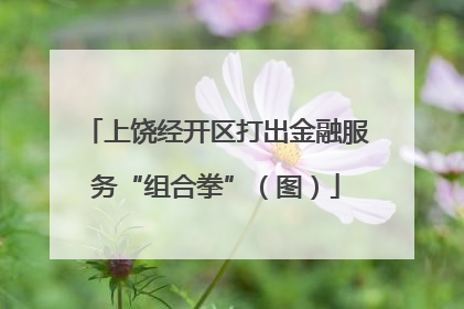 上饶经开区打出金融服务“组合拳”（图）