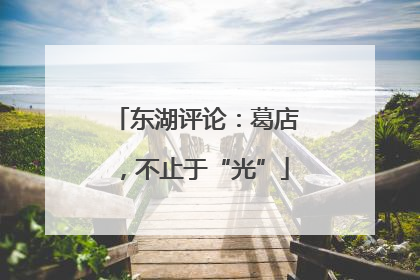 东湖评论：葛店，不止于“光”