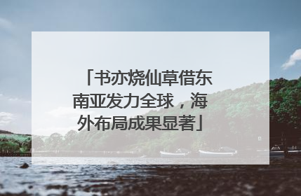 书亦烧仙草借东南亚发力全球，海外布局成果显著