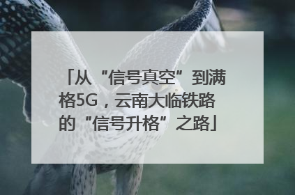 从“信号真空”到满格5G，云南大临铁路的“信号升格”之路