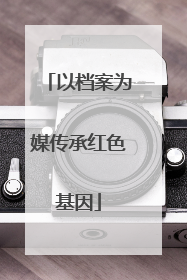 以档案为媒传承红色基因