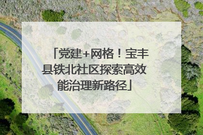 党建+网格！宝丰县铁北社区探索高效能治理新路径