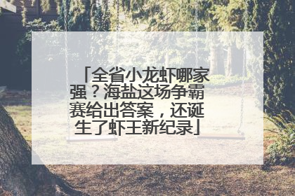 全省小龙虾哪家强？海盐这场争霸赛给出答案，还诞生了虾王新纪录