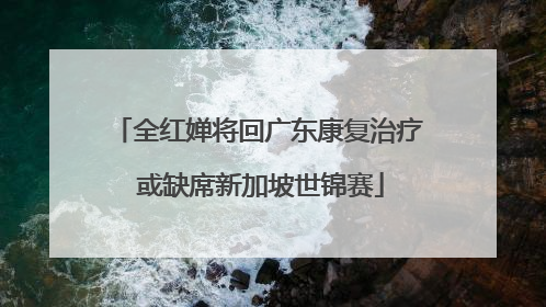 全红婵将回广东康复治疗 或缺席新加坡世锦赛