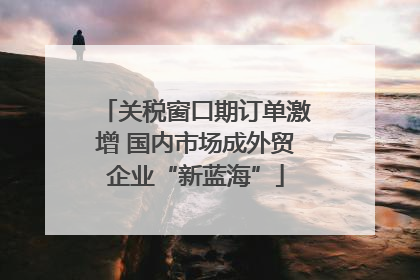 关税窗口期订单激增 国内市场成外贸企业“新蓝海”