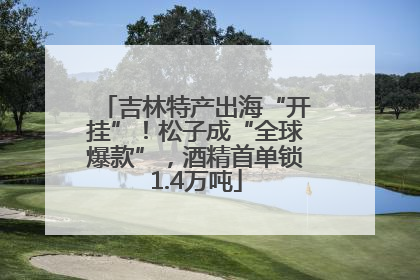 吉林特产出海“开挂”！松子成“全球爆款”，酒精首单锁1.4万吨