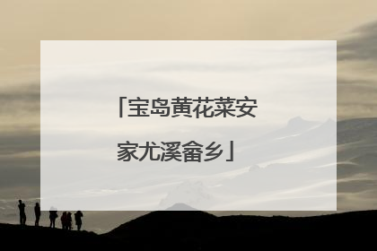 宝岛黄花菜安家尤溪畲乡