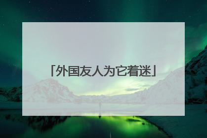 外国友人为它着迷