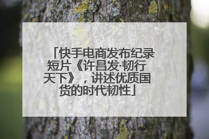 快手电商发布纪录短片《许昌发·韧行天下》，讲述优质国货的时代韧性