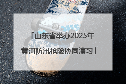 山东省举办2025年黄河防汛抢险协同演习