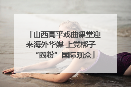 山西高平戏曲课堂迎来海外华媒 上党梆子“圈粉”国际观众
