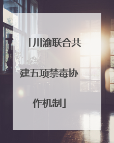 川渝联合共建五项禁毒协作机制