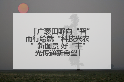 广袤田野向“智”而行绘就“科技兴农”新图景 好“丰”光传递新希望