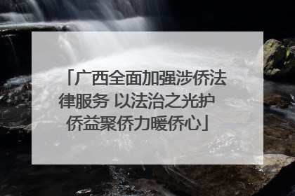 广西全面加强涉侨法律服务 以法治之光护侨益聚侨力暖侨心
