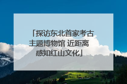 探访东北首家考古主题博物馆 近距离感知红山文化