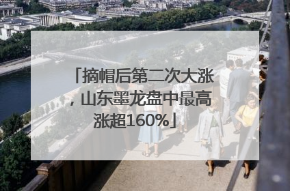 摘帽后第二次大涨，山东墨龙盘中最高涨超160%