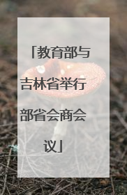 教育部与吉林省举行部省会商会议