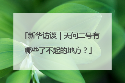 新华访谈｜天问二号有哪些了不起的地方？
