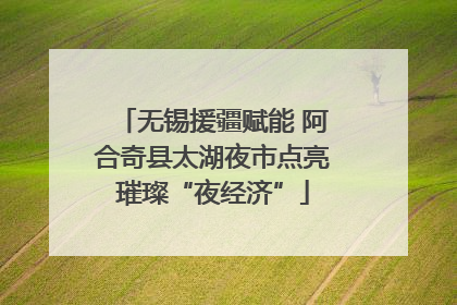 无锡援疆赋能 阿合奇县太湖夜市点亮璀璨“夜经济”