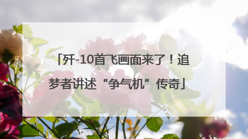 歼-10首飞画面来了！追梦者讲述“争气机”传奇