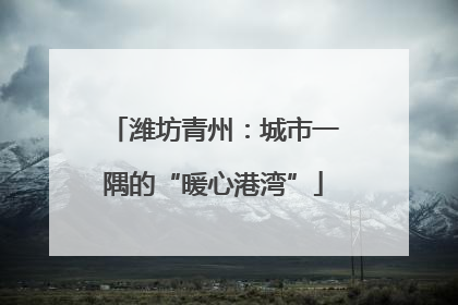潍坊青州：城市一隅的“暖心港湾”