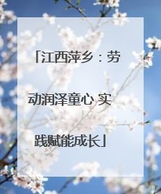 江西萍乡：劳动润泽童心 实践赋能成长