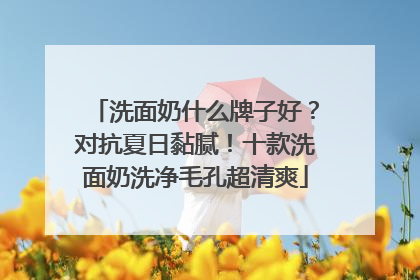 洗面奶什么牌子好？对抗夏日黏腻！十款洗面奶洗净毛孔超清爽