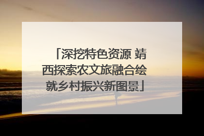 深挖特色资源 靖西探索农文旅融合绘就乡村振兴新图景