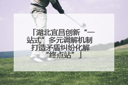 湖北宜昌创新“一站式”多元调解机制 打造矛盾纠纷化解“终点站”