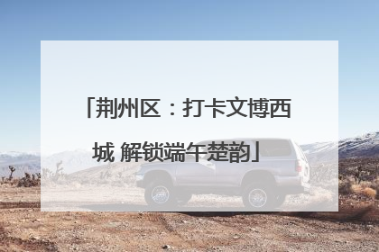荆州区：打卡文博西城 解锁端午楚韵