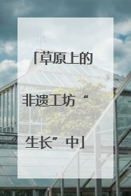 草原上的非遗工坊“生长”中