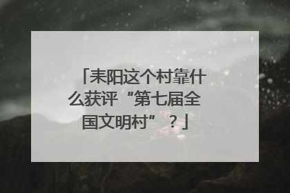 耒阳这个村靠什么获评“第七届全国文明村”？