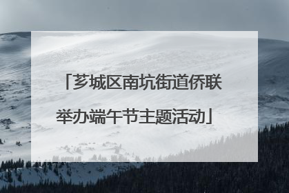 芗城区南坑街道侨联举办端午节主题活动