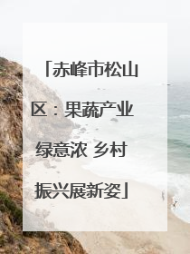 赤峰市松山区：果蔬产业绿意浓 乡村振兴展新姿