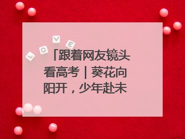 跟着网友镜头看高考｜葵花向阳开，少年赴未来，安乡高考首日的希望图景