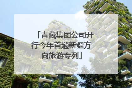 青藏集团公司开行今年首趟新疆方向旅游专列