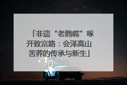 非遗“老鹳嘴”啄开致富路：会泽高山苦荞的传承与新生