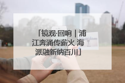 镜观·回响｜浦江奔涌传薪火 海派融新纳百川