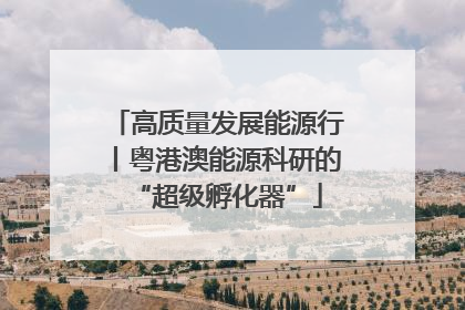 高质量发展能源行丨粤港澳能源科研的“超级孵化器”